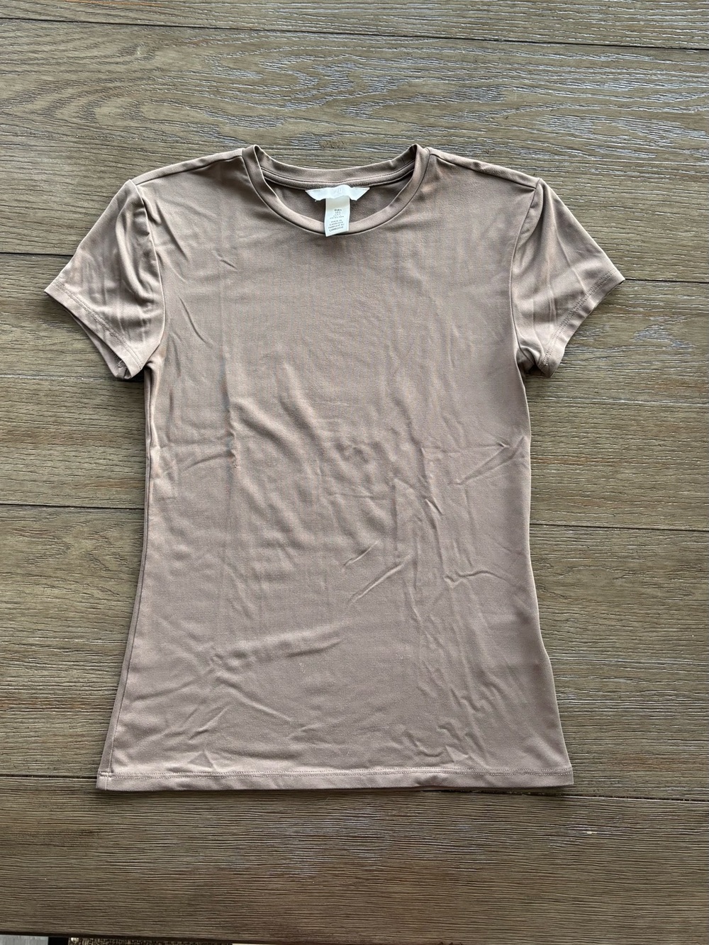 H&M Short Sleeve Brown Top